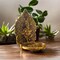 Ganesha Brass Finish Diya for Puja God Ganesh Idol Oil Lamp Deepam Akhand Jyot Kuber Deepak Diwali Home Decorations Mandir Temple Decor Vilakku Deepawali Housewarming Wedding Return Gifts